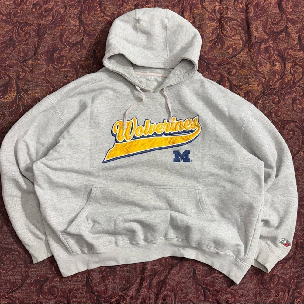 90s/Y2K Michigan Wolverines Boxy Crewneck